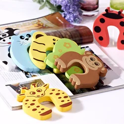 Baby safety soft rubber with cartoon design soft door stopper