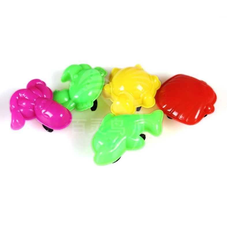 China Promotional Mini Plastic Seafood Shape Custom Toy Cars Without Battery