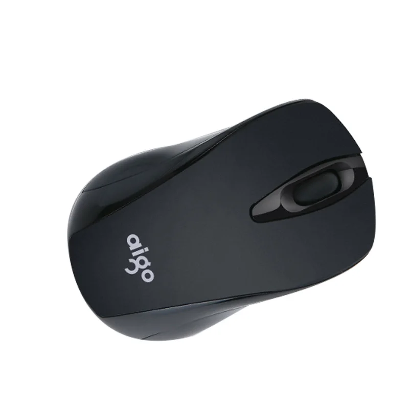 Aigo 2.4Ghz Black Wireless Charge Mouse with Battery
