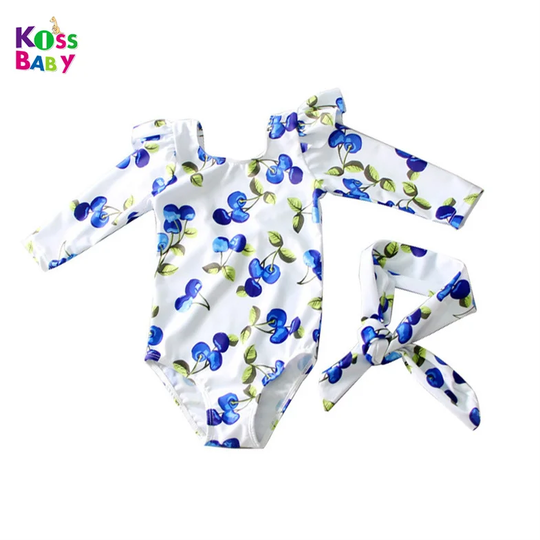 Children Swimsuit New Printing Girls Swimsuits One-Piece Swimwear Kids Bikini For Girls  Swimming Suit