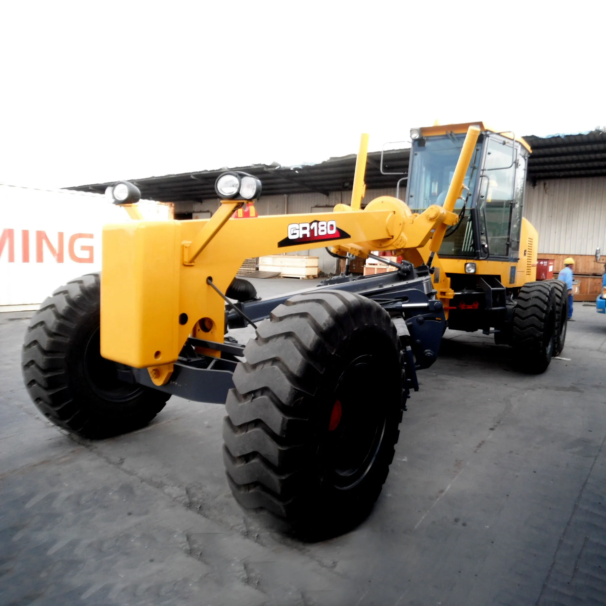  Official Top Brand GR180 180HP Motor Grader with Ripper Spare Parts