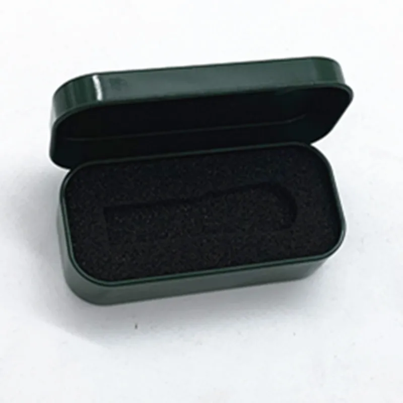 
flip top mini tin with hinge lid metal rectangular empty hinged tin box 