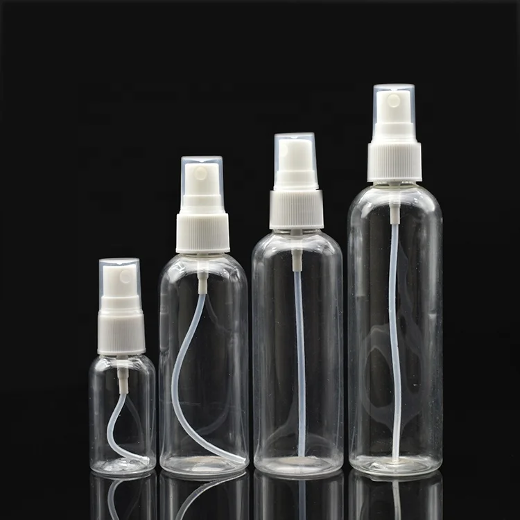 Бесплатный образец 10 мл 15 20 30 50 ПЭТ пластиковая бутылка с насосом распылитель для духов косметическая