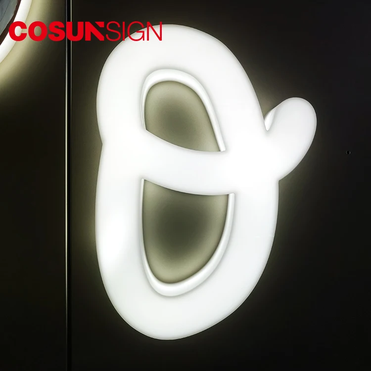 COSUN светодиодный знак с именами кофейный освещенный электронный акриловый 3d для рекламы