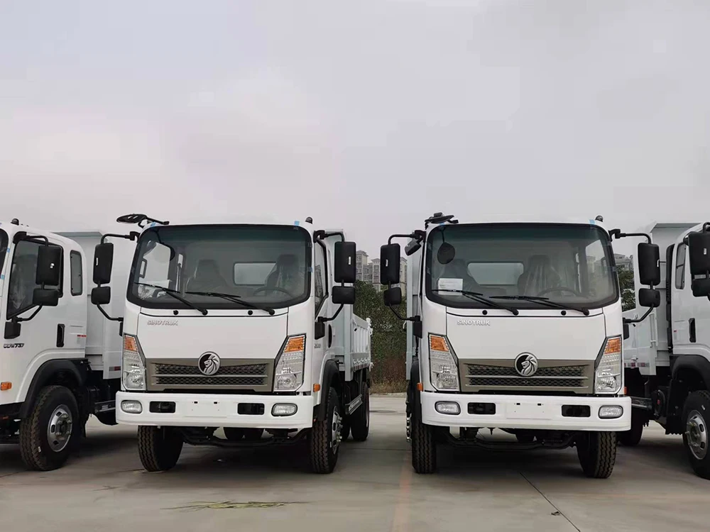 New Sinotruk 4x2 6 wheel 2 ton 5 ton Small Dump Truck