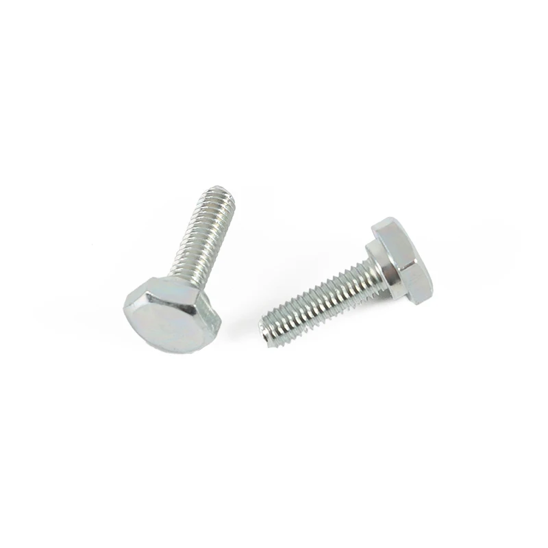 Grade 4.8 8.8 Carbon Steel M8 M10 Big Head Spot Welding Three Points Stud Screws 12mm - 35mm Length Bolt and Weld Nut