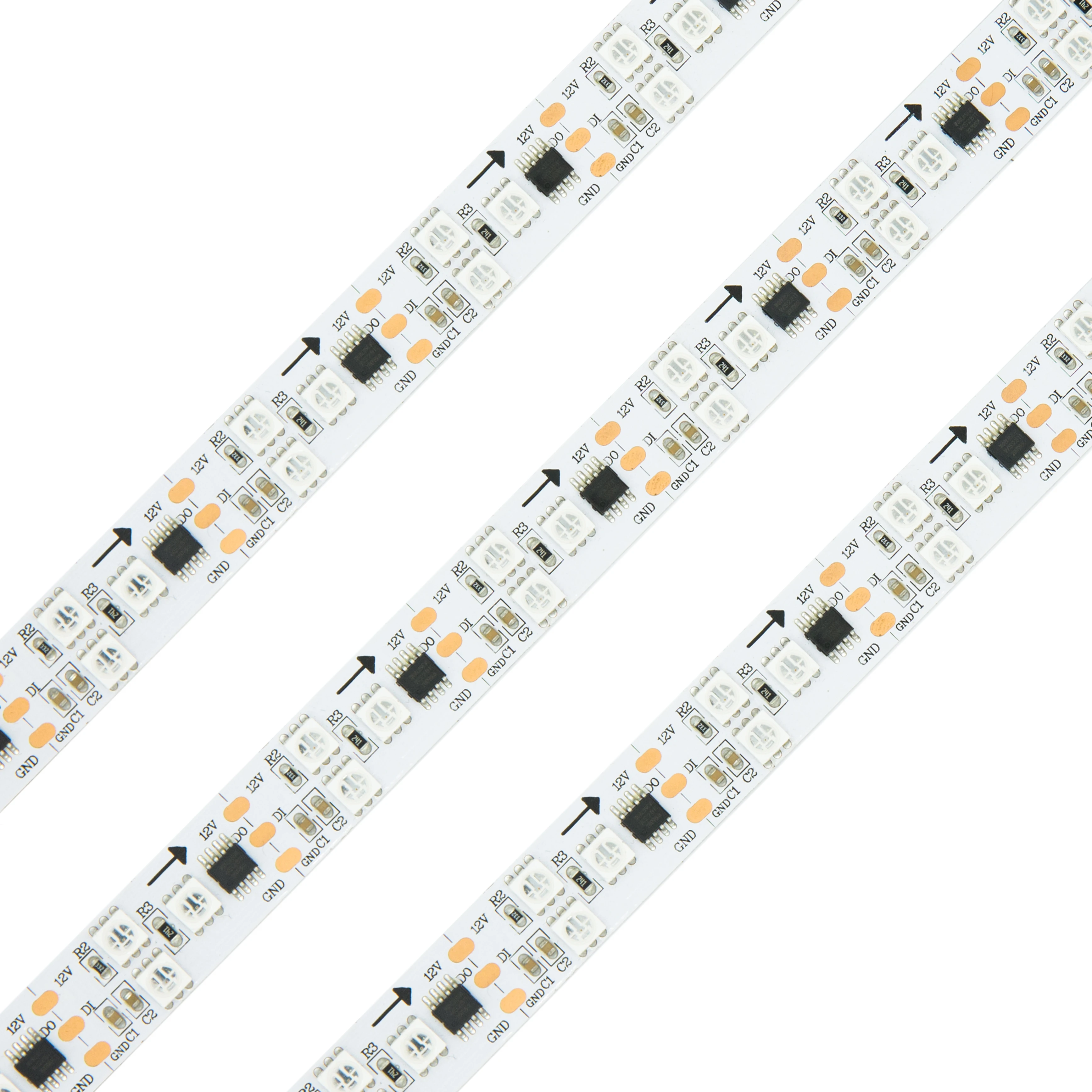 Высококачественная гибкая светодиодная лента WS2811 RGB Pixel 90 светодиодов/м 24 В IP20 с сертификацией Ce Rohs для ландшафта