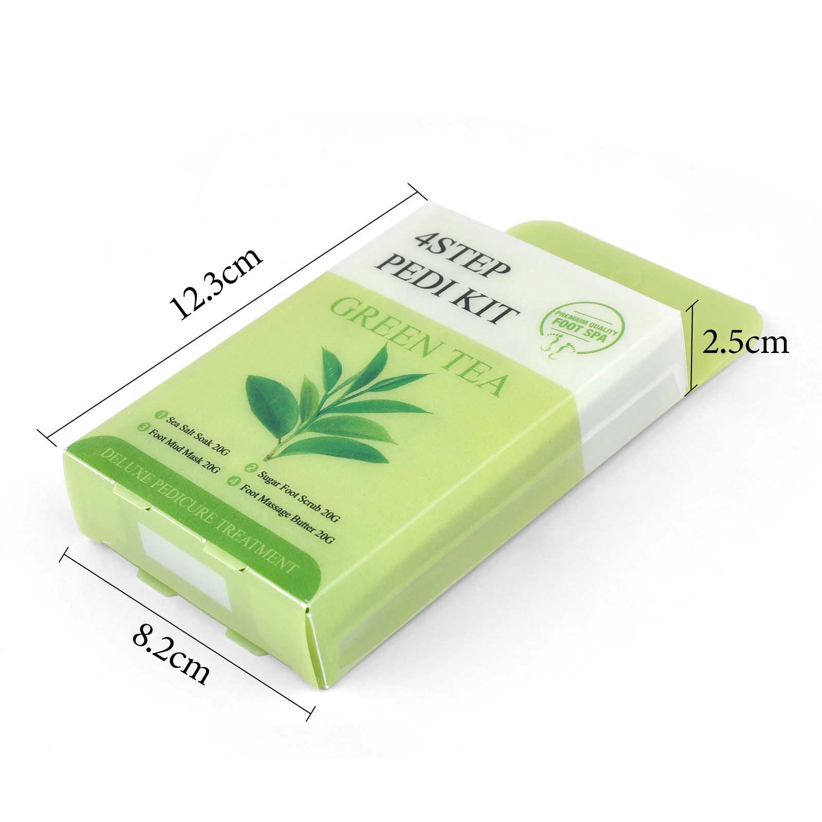 4 Step Foot Peeling Skin Care Pedicure Kit Foot Scrub Soak Herbal Spa Pedicur Products Pedicure Kit In Box 4 In 1