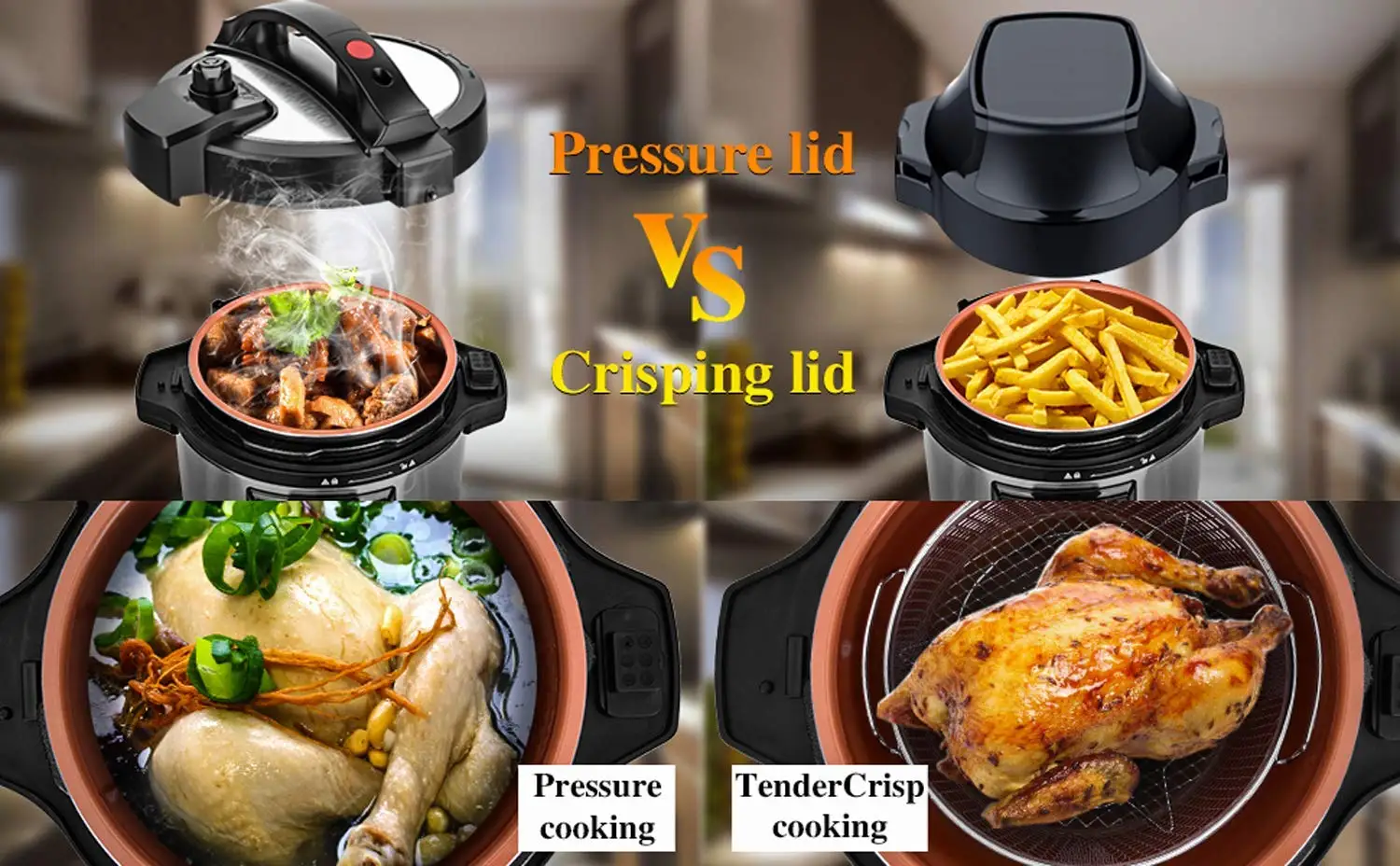 TL GTAP06A1 Air Fryer All-in-1Amazon choice instant Pressure Cooker Air Fryer