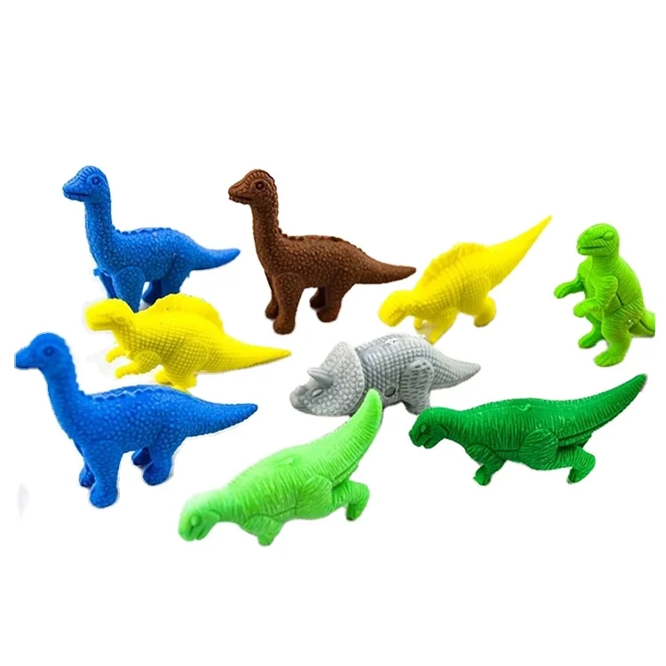 animal series 3d erasers dinosaur eraser for kids