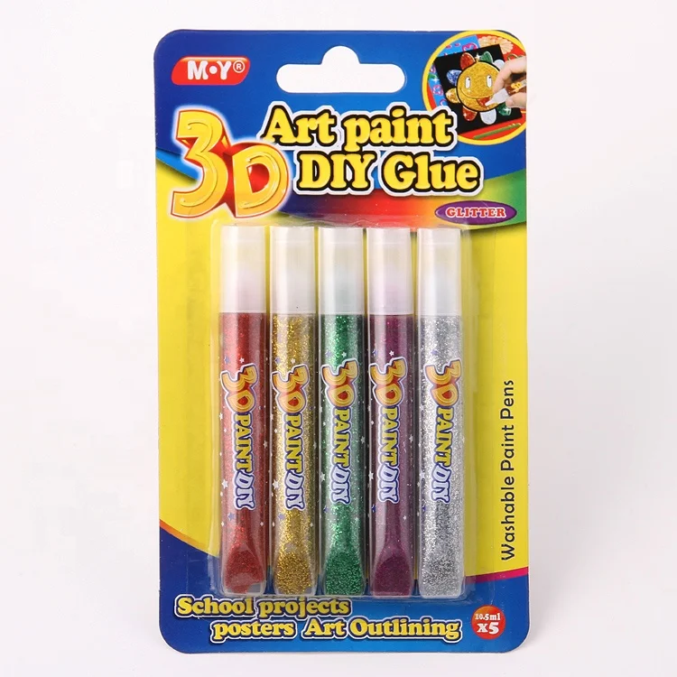 3D window glitter glue