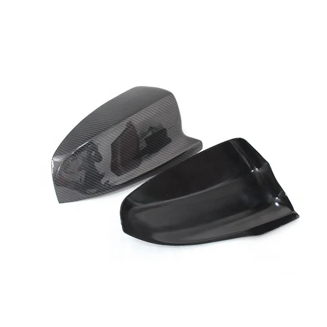Add On Carbon Fiber Rear View Side Mirror Cover For BMW X5M E70 X6M E71 2008 - 2013