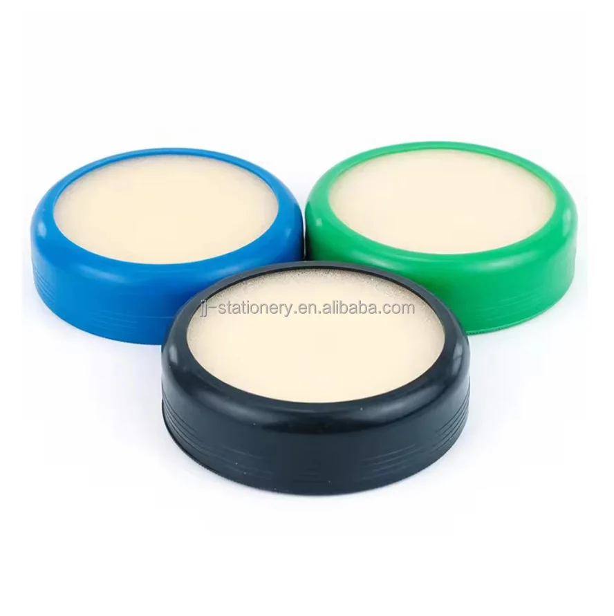 Офисные принадлежности оптовая продажа губка для пальцев увлажняющий Настольный пластиковый инструмент смачивания демпфер подсчета денег