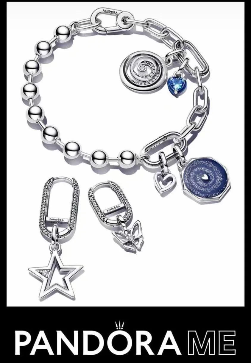 2024 New Thailand factory Original LOGO bracelet pando raes Charms Pendant Mickey snake pulsera Diy pando Bracelet