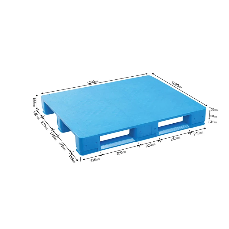 Heavy Duty Mixed Electronics Liquidation Return Plastic Pallet Double Faced Style 4-Way Entry for Warehouse Rack Storage