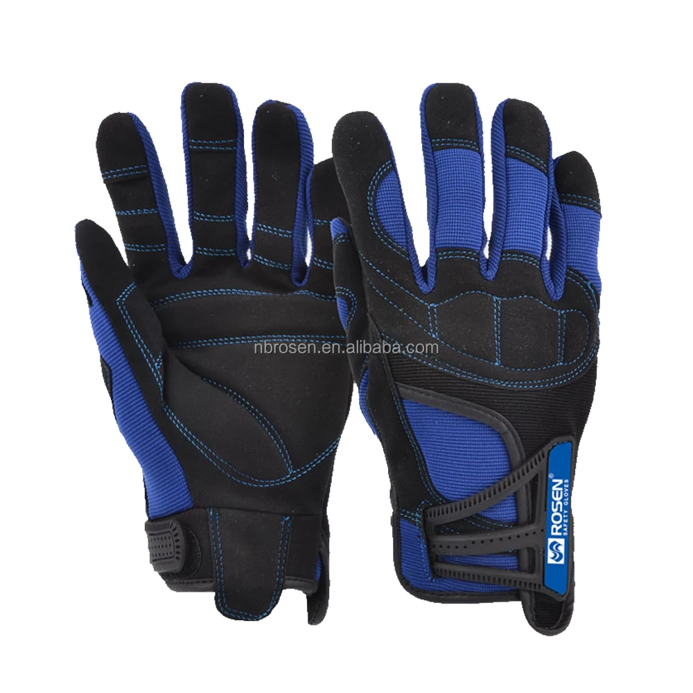 Winter Working Gloves for Men Soft Anti-cut Synthetic Leather Microfiber Car Mechanic Assembly Safety Construction Gloves