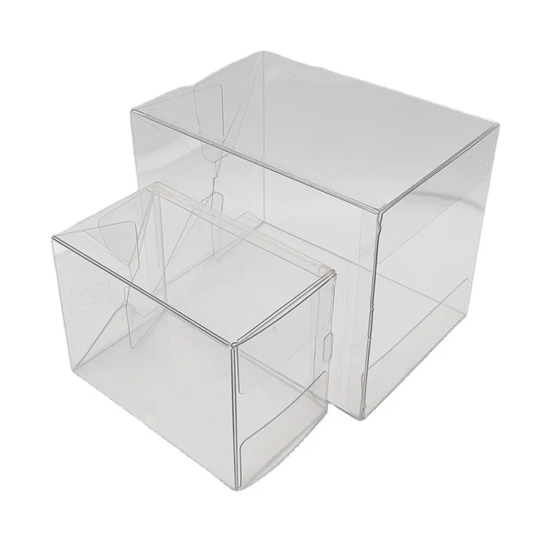 Transparent 4inch 6inch Vinyl Glow Funko Pop Box 0.6mm 0.8mm Soft Crease PET Funko Pop Protector