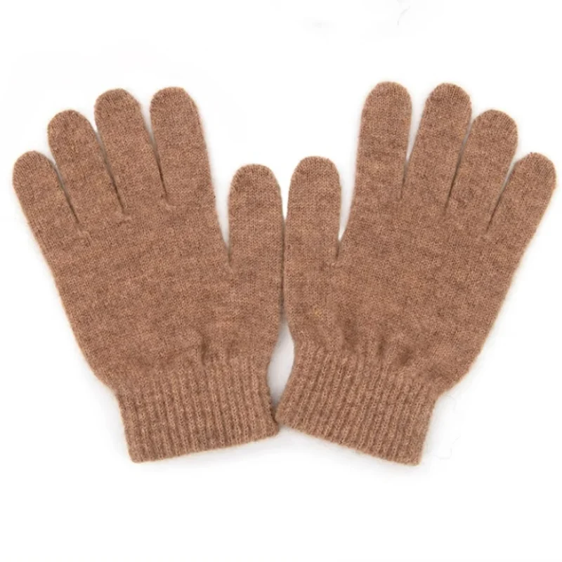 wholesale casual warm style super soft knitted cashmere gloves for unisex
