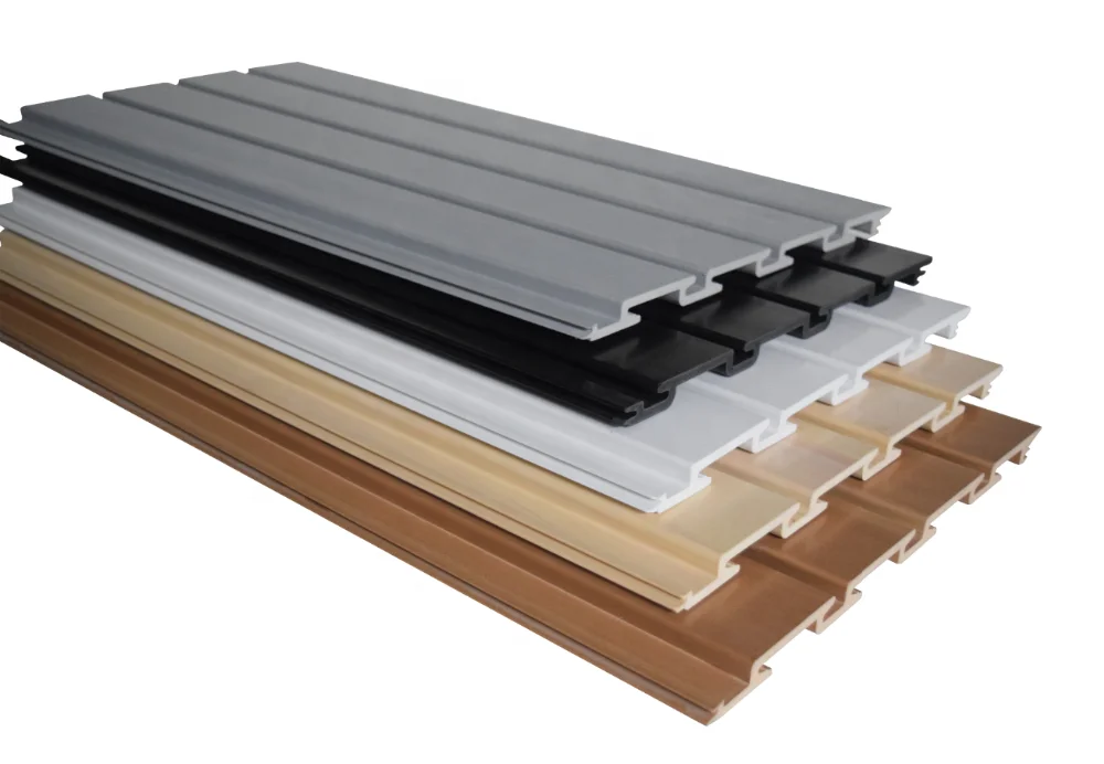 96'x12.6' Shopfitings Garage Wall Tool Storage PVC slatwall Panels Terminator of MDF slatwall