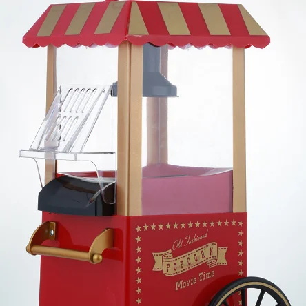 Air Popper Popcorn Maker  Vintage-Style Countertop Popper Machine with 6-Cup Capacity By Great Northern Popcorn Company (Red)