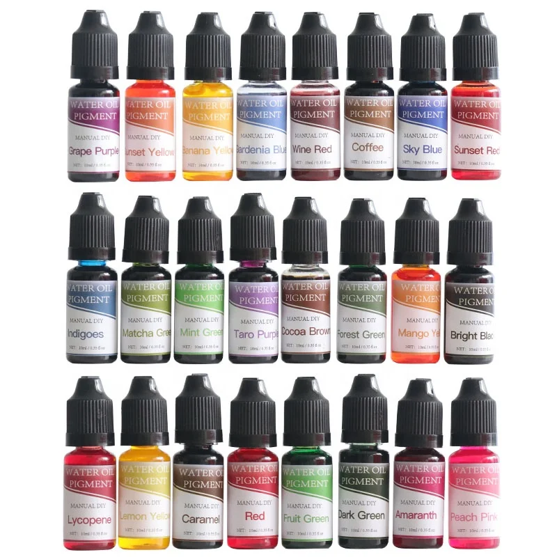 Без неприятного запаха 15 видов цветов воды масляная краска пигмент для мануального татуажа окраска декоративно-прикладного искусства