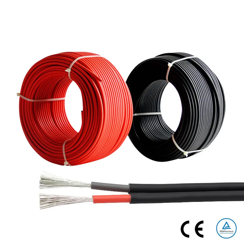 Heat Resistant UV resistance solar wire 6mm 10AWG   DC cable for solar panel