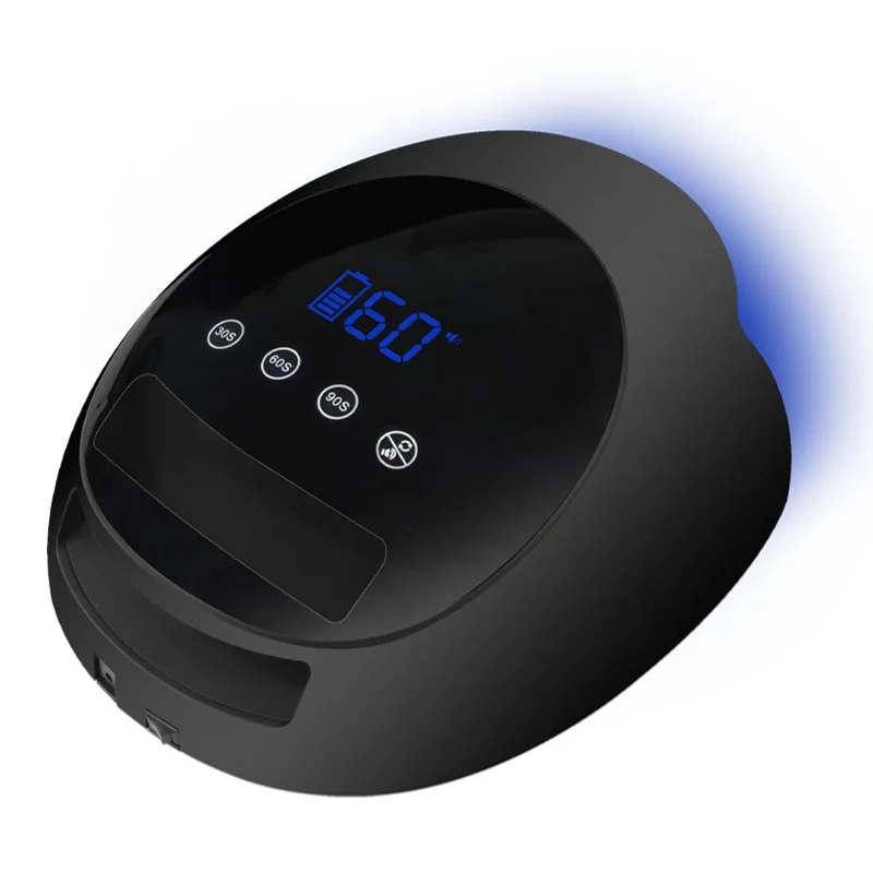 72W Rechargeable UV LED Nail Lamp Professional Cordless Flash Cure Portable Private Label Nail Dryer
