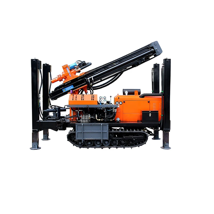 New design wholesale of 180m depth hydraulic high quality borehole water well drilling rig with high popularity