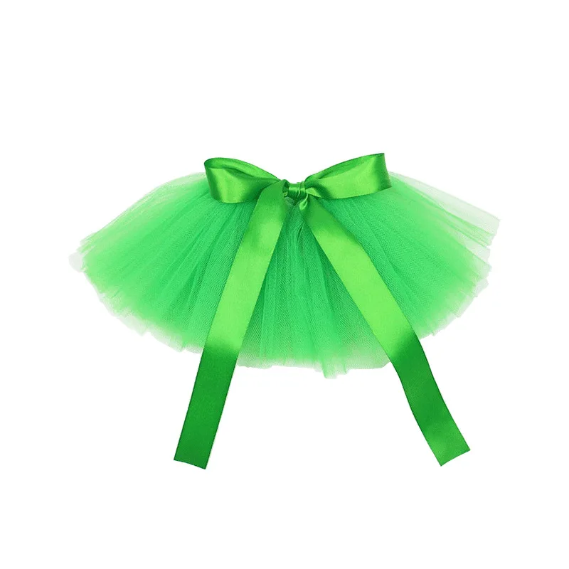 New Arrival St. Patricks Day Tulle Skirt For Pet Irish Festival Day For Cat Dog Tutu Skirt Decoration