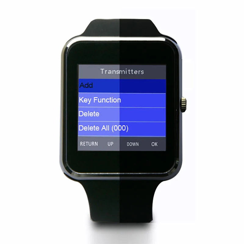 Беспроводная система вызова, 1 приемник, часы-пейджер, 1 передатчик, кнопка вызова, 433 МГц, обслуживание официанта в ресторане