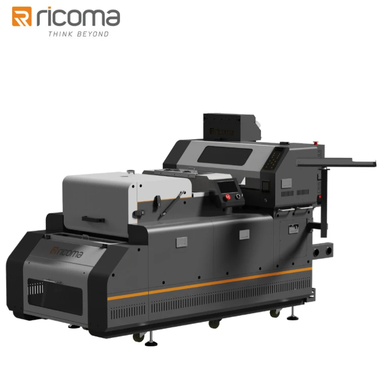 RiCOMA A3 DTF printer printing machine with  epson I3200 2 printing heads 30cm width printing area