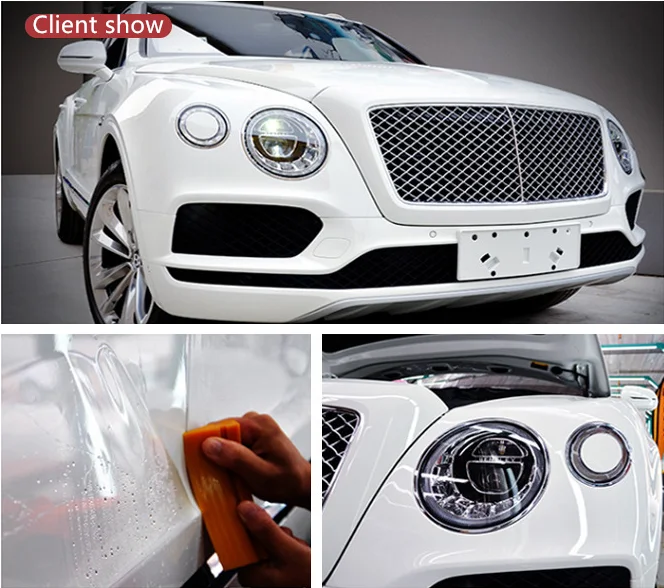 Super Glossy Clear 180 Micron 1.52x15M/5x46FT Size Vehicle Auto Car Phone PPF Protection Film