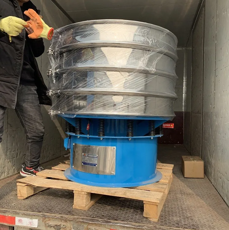 
Hot sale vibrating rotating sieve 