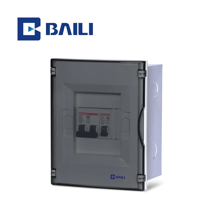 BAILI  LS 4 Way  High Quality new design Flush Mounted metal panel board MCB Electrical Distribution Box