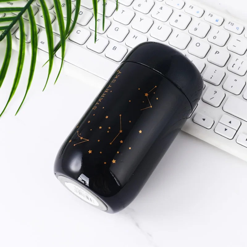 Бутылка-термос звездное небо мини малой емкости с защитой от проливания кофе кружка 304 нержавеющая сталь вакуумная фляга 200 мл детская бутылка термо