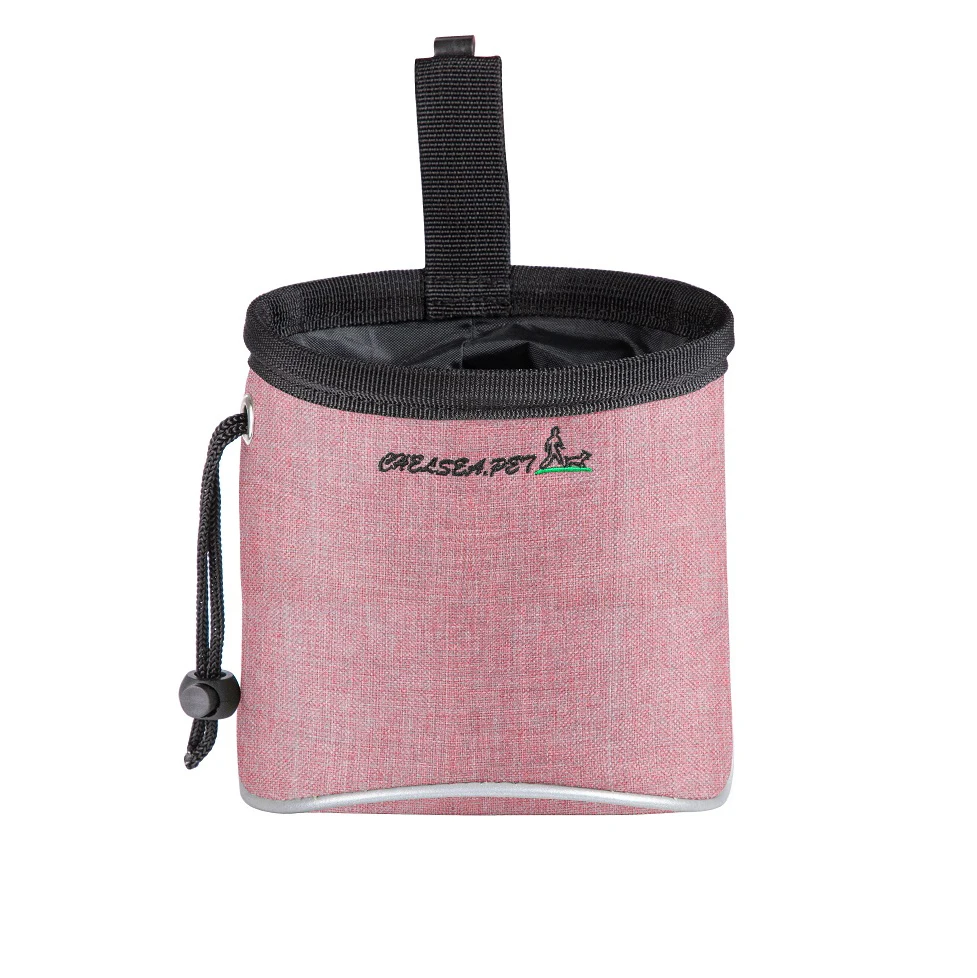 hands-free puppy training pouch adjustable waistband dog treat pouch