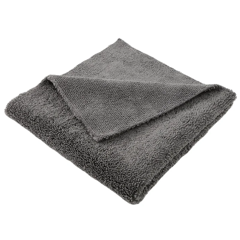 Microfiber Car kitchen Towel 40x40cm Edgeless Absorbent Car Detailing Microfiber Towel Drying Detail Cleaning Towel For Car Wash
