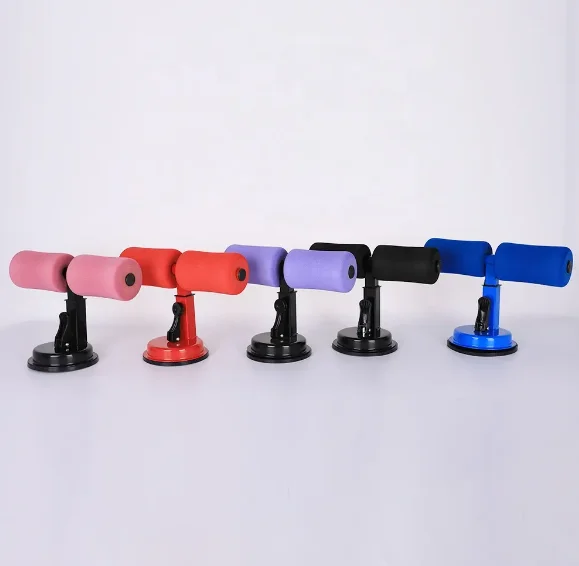 Gym accessories Abdominal Exercise Adjustable ankle support sit up assist ant aids bar for floor With Mightiness Suction Cup