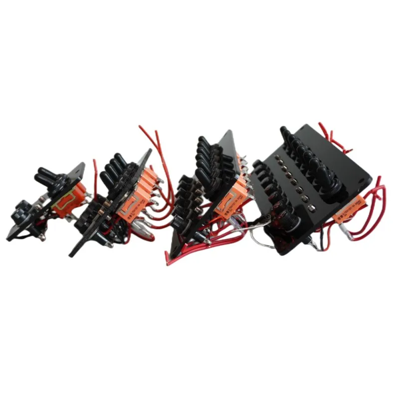 Кулисный переключатель 12V 24V Вкл/Выкл красный светодиодный выключатель света 4 Pin SPST для автомобильные грузовик лодка морской
