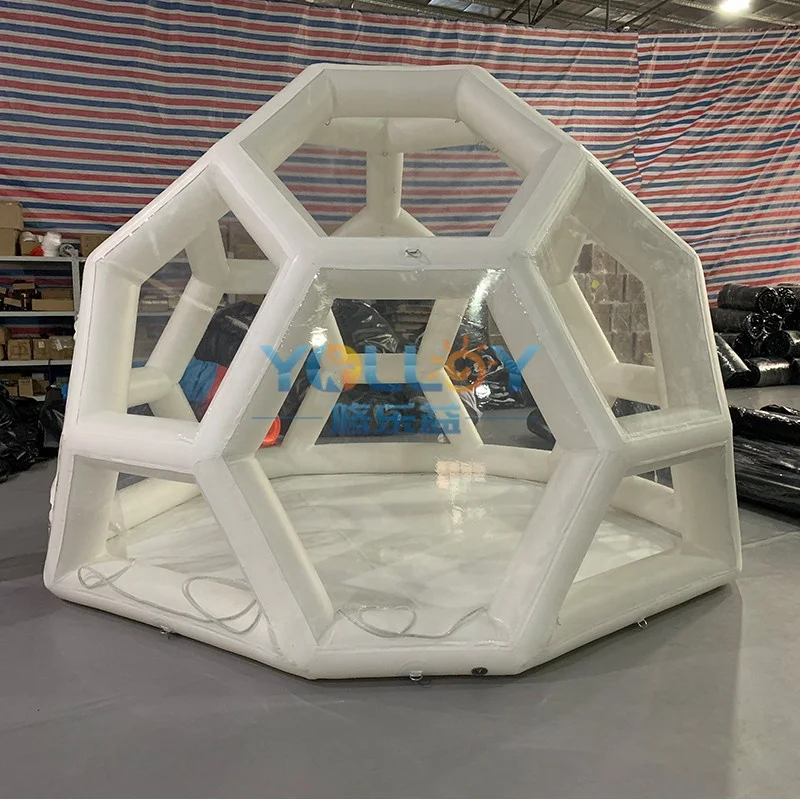 Sealed Structure Inflatable Soccer Bubble Lodge Camping Tent For Stargazing
