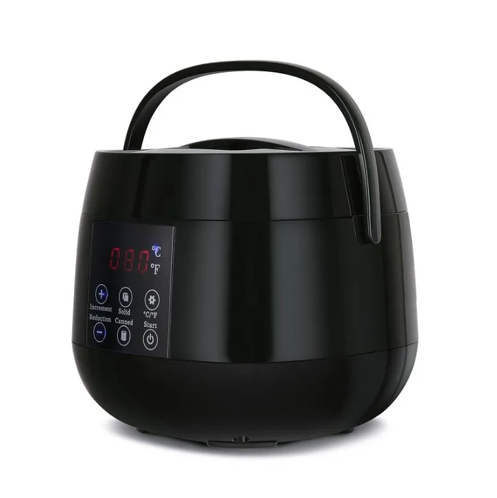 Professional Black Digital Smart LCD Waxing Kit Electric Warmer with Kit Wax Warmer Heater Wax