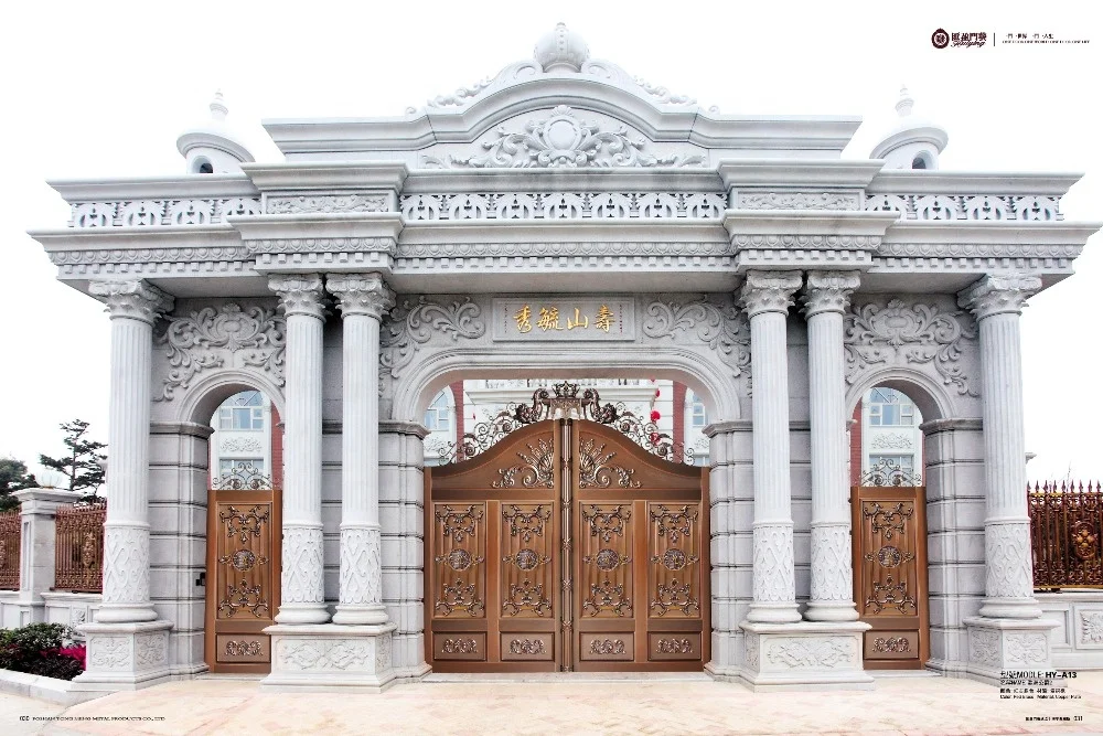 Luxury type copper fence gate /main gate colour