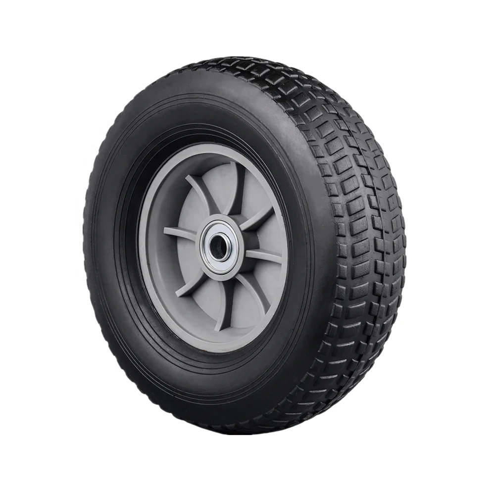 260x85 rubber wheel barrow solid rubber tire