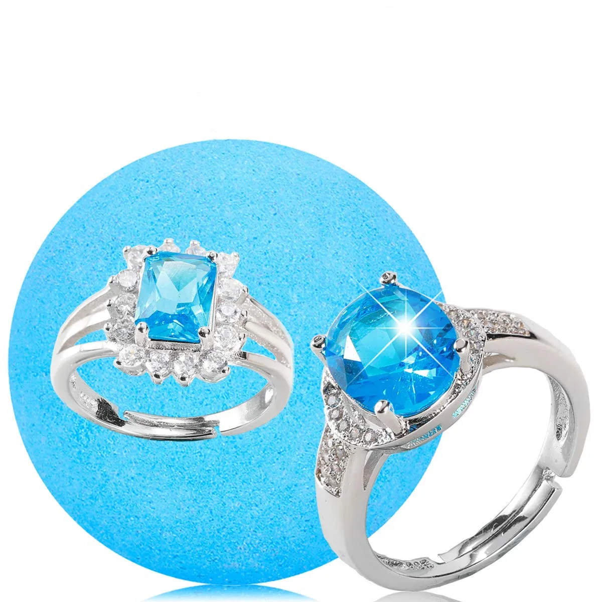 Hot sale high quality oem Jewelry bath bomb fizzy Rich Bubble kids Vegan private label bath bomb with ring inside for cleaning