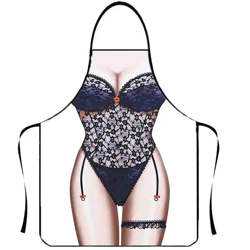 Bikini beauty nurse personalized sexy halter simple style apron antifouling funny