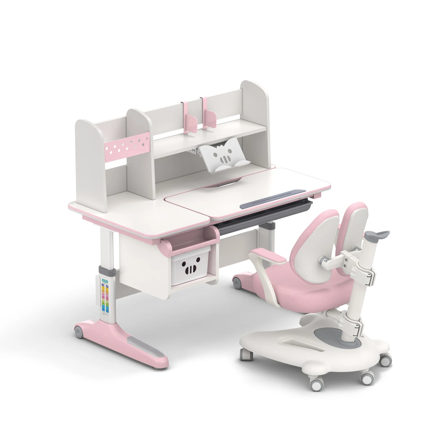 JJ12-C3 mordern style solid wood steel children furniture kids table