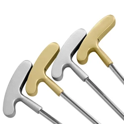 Hot Selling Left Right Handed Two Side Gold Silver Mini Golf Course Putter Club For Children