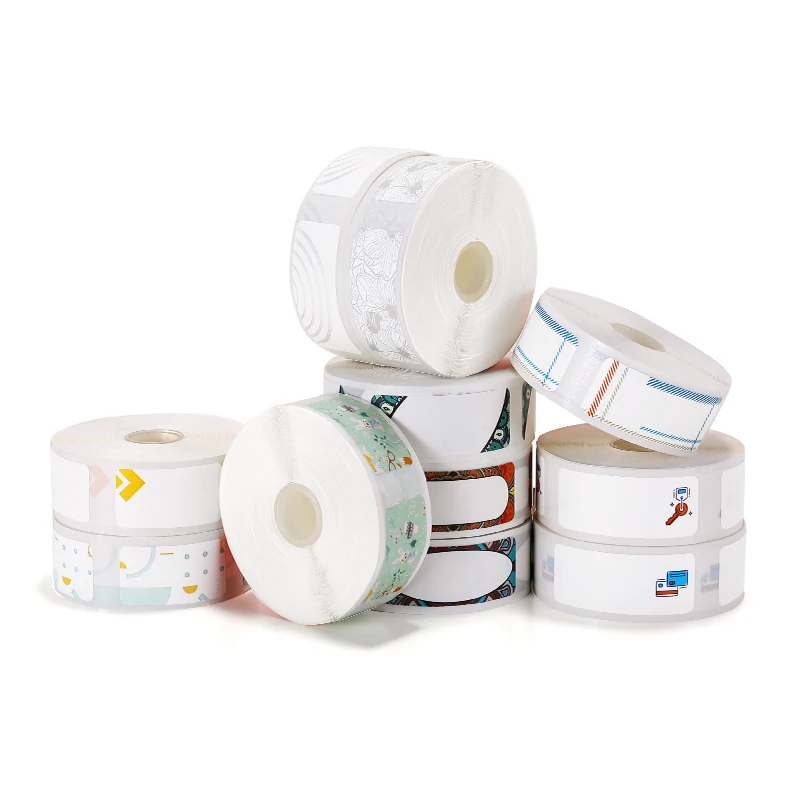 2021 New Artrival High Quality Thermal Label for Mini Printer D11 Thermal Printer Lable Watproof Tea Proof Adhesive Stiker