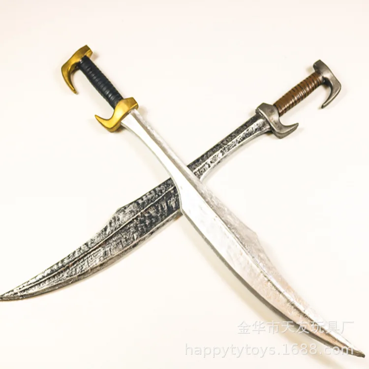Hot Selling PU Foam Sword Toy Spartan 300 Warrior Blade  Pu Foaming Material Props Sword For Girls And Boys Cosplay Game Party
