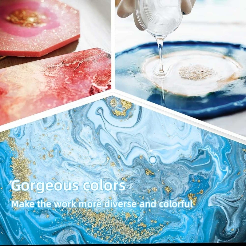 Osbang 30 colors black top 20ml/bottle natural mica pearl powder pigment dye for DIY Decoration and Epoxy Resin handmade craft